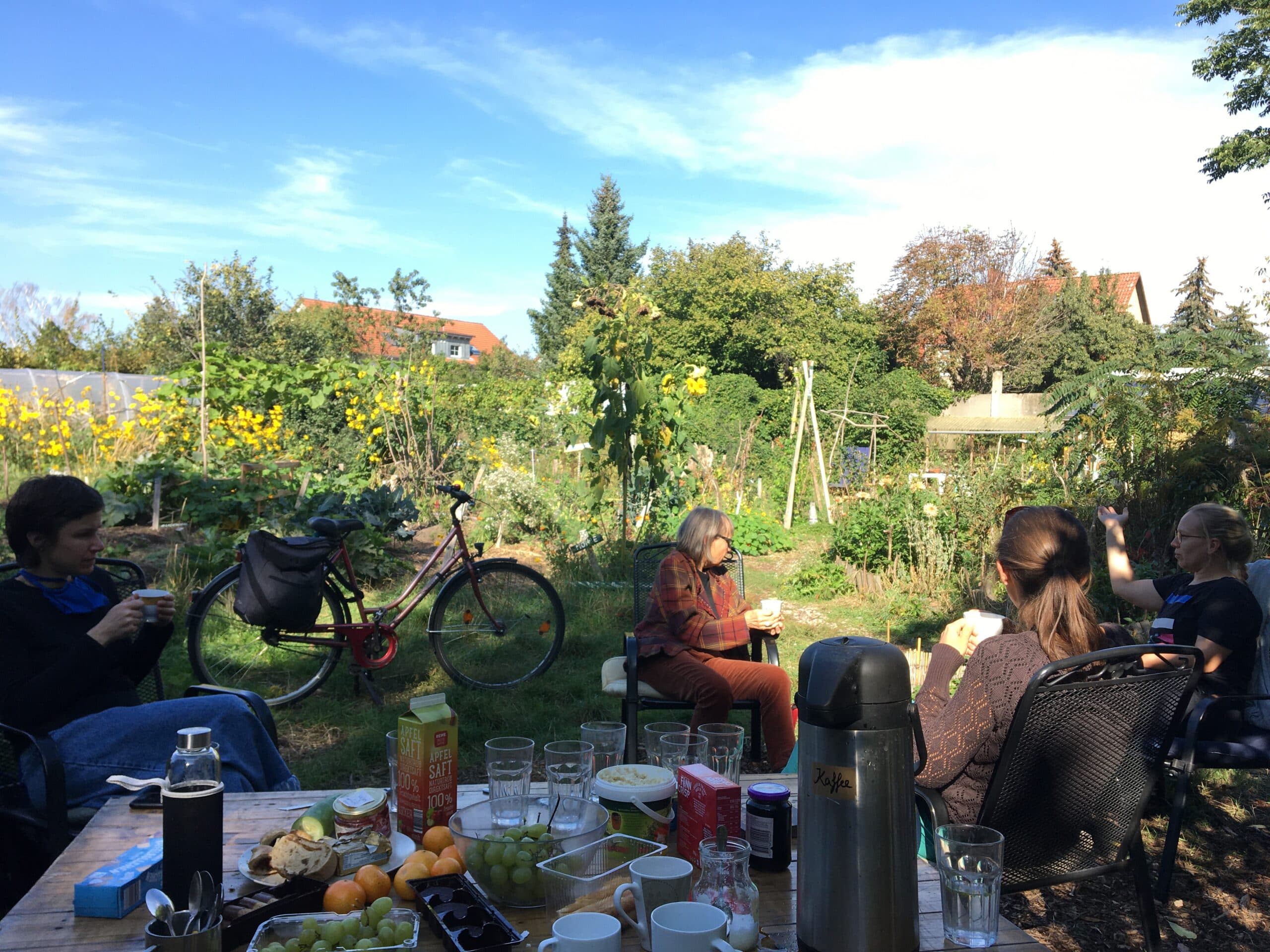 Meeting in Peace of Land community garden