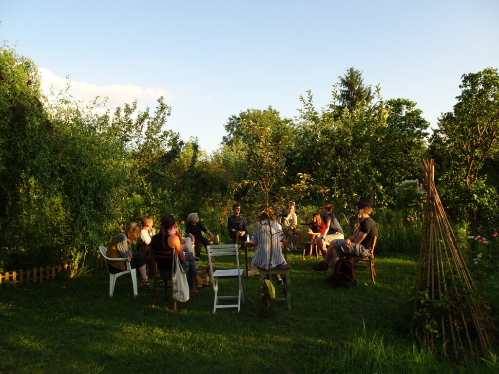 Meeting of gardeners in ROD Pratulińska, July 2020 ©Elena Ferrari